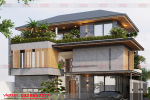 Phối cảnh mẫu nhà biệt thự