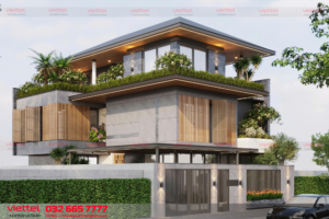 Phối cảnh mẫu nhà biệt thự